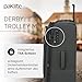 paklite Reisekoffer 4 Rollen, Weichschalen Rollkoffer mittelgroß, erweiterbar, DERBY, Stilvoller Trolley mit Dehnfalte, TSA Schloss, 66 cm, 69 - 79 Liter