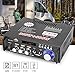 Docooler 12 V/220V Mini Amplificador Audio Bluetooth,HiFi Audio Estéreo Amplificador 2CH Pantalla...