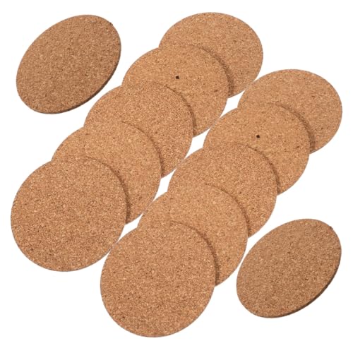 Sous-verres en liège de 9 cm parfaits pour le bureau et le café