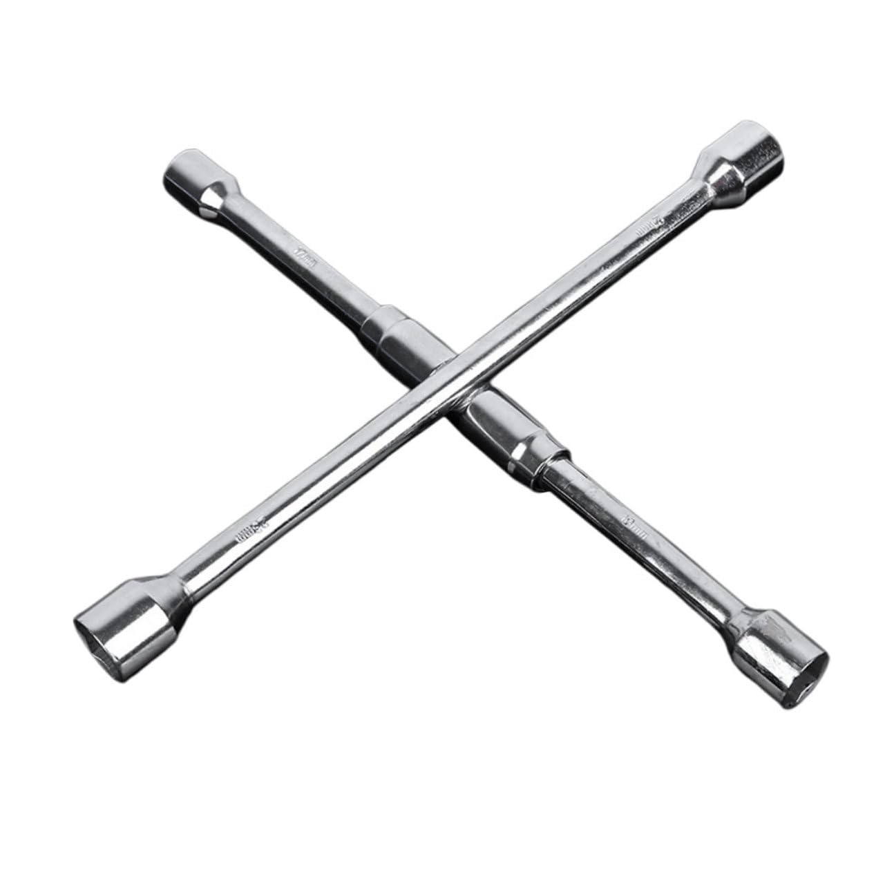 HAPINARY Folding Way Car Tire Wrench Durable Lug Spanner with Comfortable Grip for Easy Operation Convenient Tool for Tire Repair and Maintenance