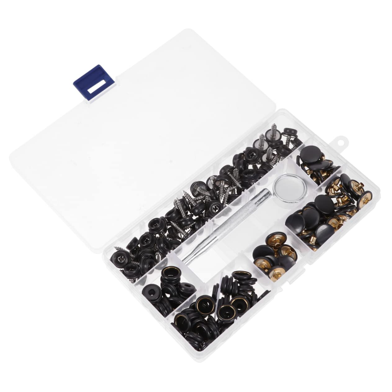 Kit vis de fixation à bouton-pression 15mm en acier inoxydable Anneome