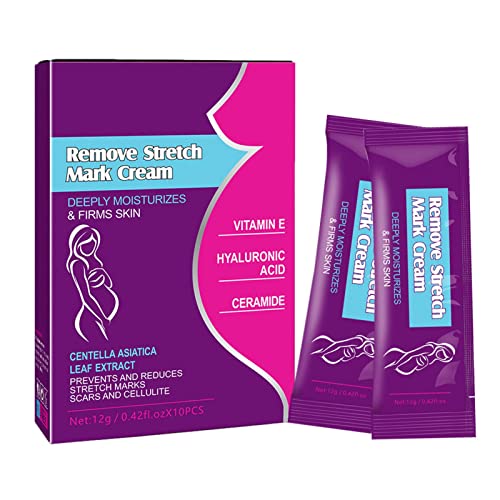 Clearful Creme removedor de estrias, creme hidratante antiestrias para a gravidez - pomada ventre co