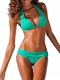 Besonders sanfter und atmungsaktiver Stoff machen dieser Bikini sehr leicht und angenehm zu tragen.