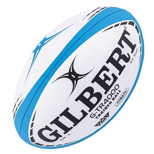 Gilbert G-TR4000 Rugby Training Ball - Sky (4) by Gilbert - Used condition - US$16.96
