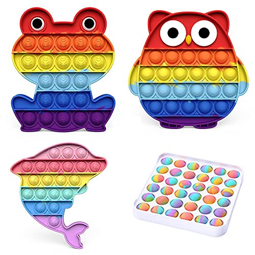 ZZZDirge 4 Pcs of Fidget Sensory Fixed Toy Set,Press Bubble Sensory Music Toy,Bath Toy,Family Entertainment Toy Suitable for Children and Adults ZZZDirge 4 Pcs of Fidget Sensory Fixed Toy Set,Press Bubble Sensory Music Toy,Bath Toy,Family Entertainment Toy Suitable for Children and Adults