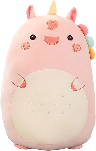 Miniatura 7 de Kekeso Almohada de peluche de dinosaurio para abrazar, bonita almohada de peluche de animal de peluche, almohada suave de peluche de dibujos