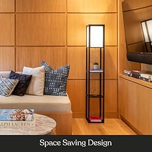 Brightech Maxwell LED Regal Stehlampe Moderne Stehleuchte für