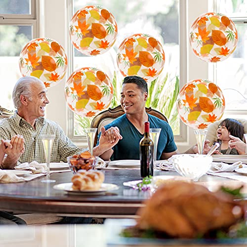 Thanksgiving Fall Maple Leaf Balloons Orange 4D Autumn 22 Inch Foil Balloon #TOP7