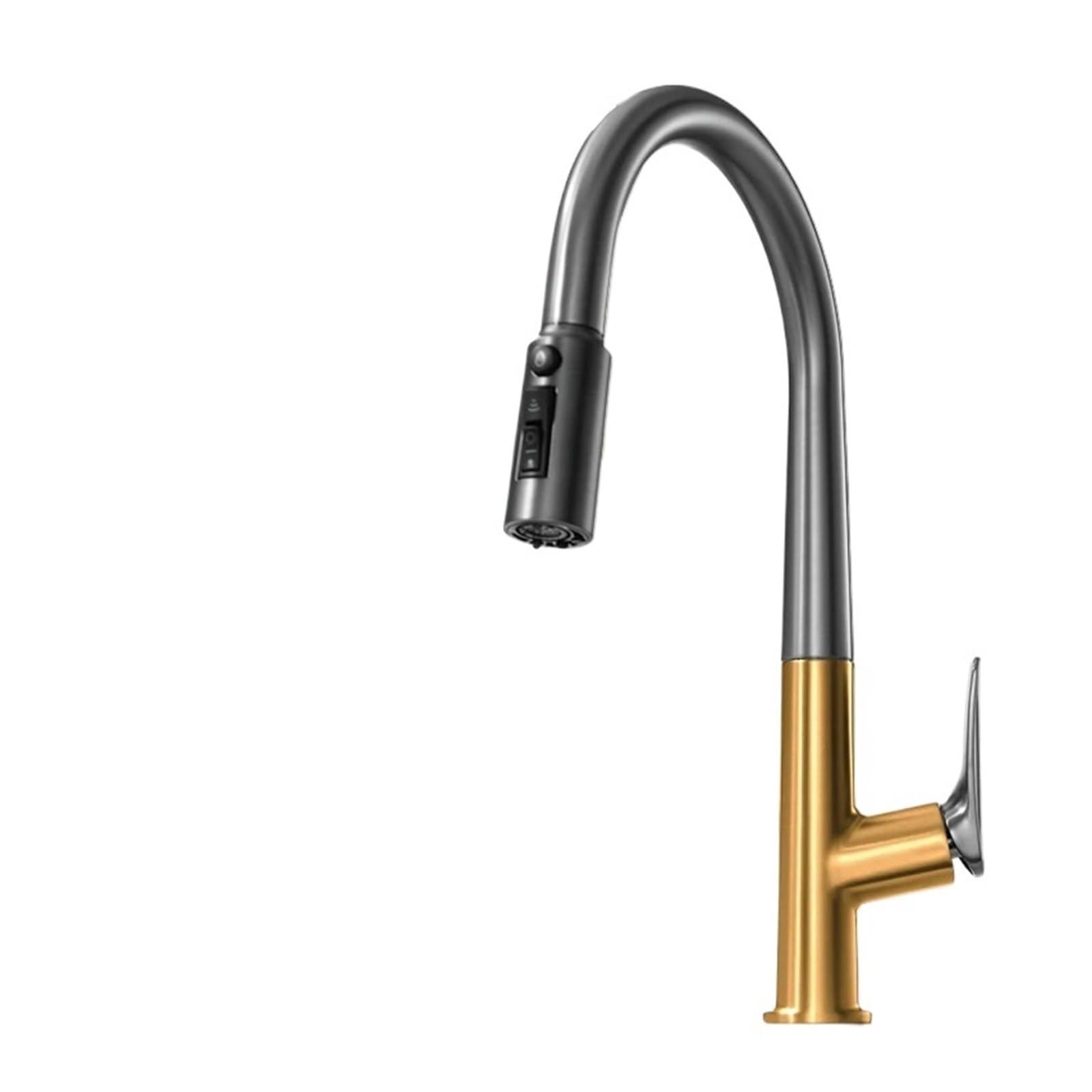Grifo de filtro de agua de cocina extraíble de doble boquilla para agua potable, construcción duradera para uso en fregadero de cocina