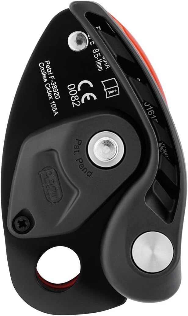 PETZL NEOX Belay Device with cam-Assisted Blocking