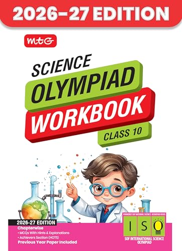 Image of MTG International Science Olympiad (ISO) Workbook Class 10 - Chapter-wise MCQs, Quick Recap with Achievers Section - SOF Olympiad Books For 2026-27 Exam