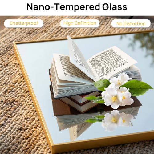 Image of Gold Mirror Full Length, 21 inchx64 inch Rectangle Full Body Mirror with Stand