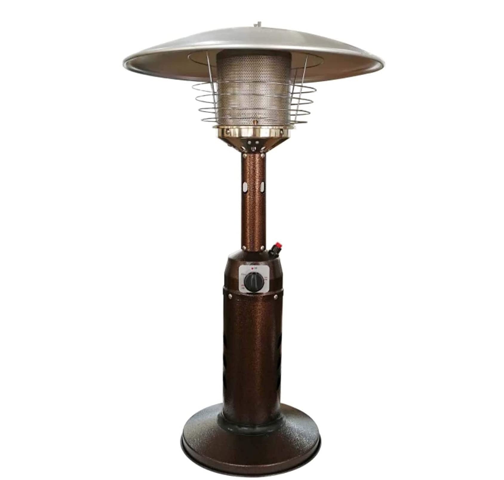 Stufa a gas portatile per riscaldamento esterno, bruciatore in acciaio inox, compatibile con propano o butano, ideale per gazebo, giardino e campeggio
