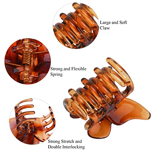 Yission 8 Pcs Butterfly Hair Clips 1.6" Small Hair Clips Jaw Clips Non Slip Butterfly Clips For Hair Cute Hair Claw Clips For Thin Thick Hair Accessories For Women Girls #TOP5