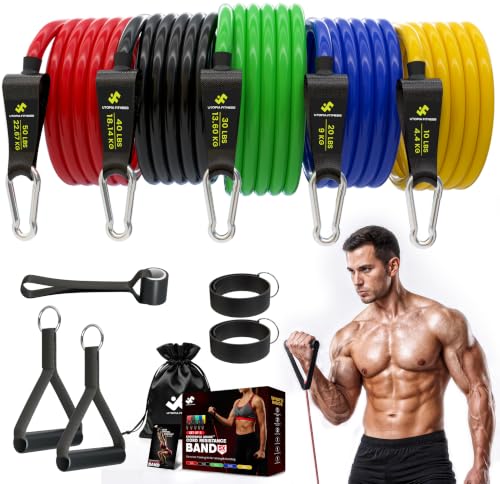 Resistance Bands with Handles Set of 5