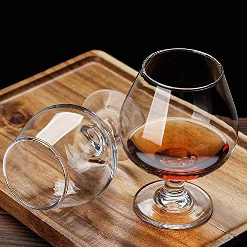 Inovique Enterprises Brandy Snifter Cognac Transparent Glasses | 300ML | Set of 6 | Perfect for Brandy, Sherry, Cognac, Cocktails 4
