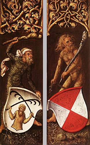 Affiche en Toile Albrecht Dürer Décoration Murale 60x90cm Hommes Sylvestres