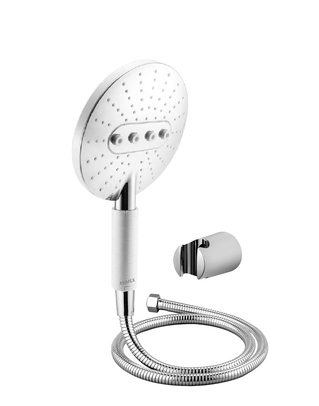 ANMEX® Premium Multipurpose Adjustable Hand Spray Hand Shower Set Chrome Finish with 1.5mtr SS Shower Tube and Wall Hook (with Adjustable Modes)(AX-HS12) (B0CVSDVZ56) Amazon Price History, Amazon Price Tracker