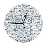 Pendule Murale Dimensions : 25 cm de hauteur et 0,5 cm d'épaisseur. Léger et facile à accrocher.