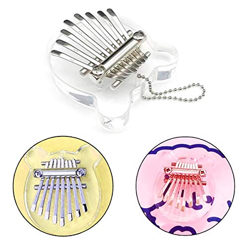 Mini kalimba portable à 8 touches pour enfants, adultes, débutants et amateurs de musique - Les Beatles, Paul McCartney, John Lennon, RIngo Starr, George Harrison Mini kalimba portable à 8 touches pour enfants, adultes, débutants et amateurs de musique – Image 5