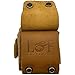 Lord & Field Small Canvas Draw-String Bag with Leather Straps to Attach to - Gathering Bag, Outdoor Hiking Hunting Camping Foraging Pouch, Mushroom Storage