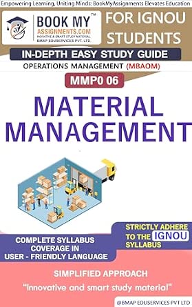 Buy IGNOU MMPO 006 Materials Management Study Material (In Depth Guide ...