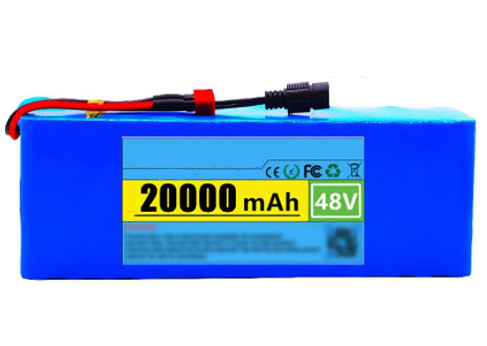 E-Bike Batteria 48V 20Ah 13S3P Batteria Per Bicicletta Elettrica Capacità Ad Alta Potenza Batterie Con BMS E Caricabatterie Per 200W-800W Motore