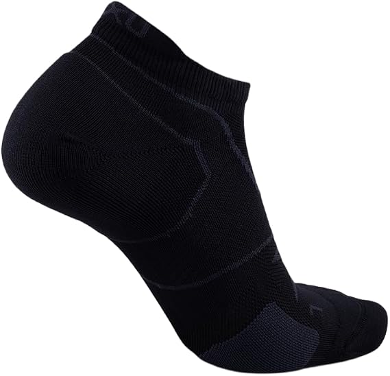 2XU Unisex Vectr Cushion No Show Socks - Provides Advanced Support for Running