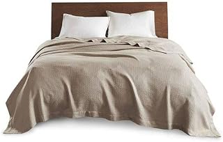 CinchFit Quahog Bay Boat Bedding Universal V Berth Boat Blanket for Boaters- 100% Egyptian Cotton Boat Blanket (Khaki, Universal V Berth)