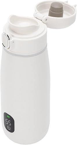 Miniatura 8 de 350ml Stainless Steel Portable Electric Kettle, Cordless Heating Small Hot Water Boiler for Travel, Camping, Hiking, Outdoor Car, USB with 5200mAh