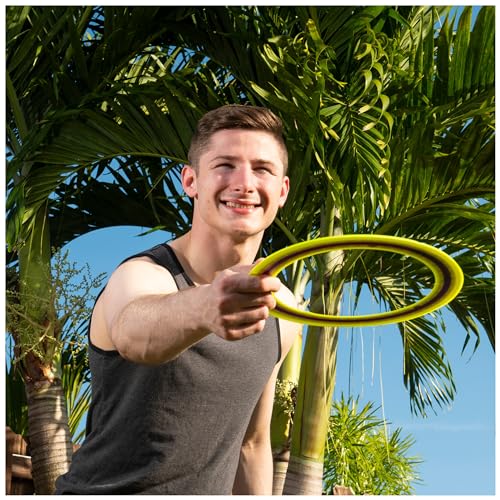 Aerobie Sprint Flying Ring Wurfring mit Durchmesser 25,4 cm, gelb