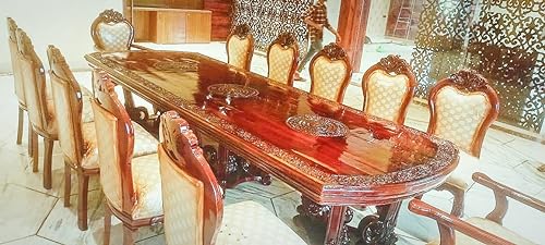 MUSKAN Arts Wooden Handcraft Dining Table for Diningroom| De...