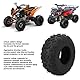 145/70 6 Tubeless Reifen, vorne und hinten, verschleißfest, 4 lagig, pannensicher, knorriges Profil, ATV Tubeless Reifen für Quad Go Karts