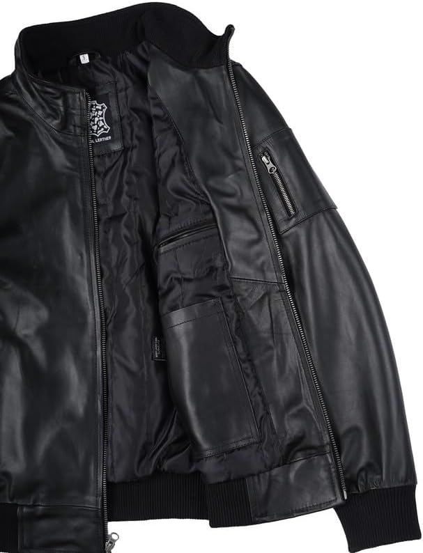 Decrum Leather Jacket Men - Casual Stylish Cowhide Leather Jackets for Men - Image 5