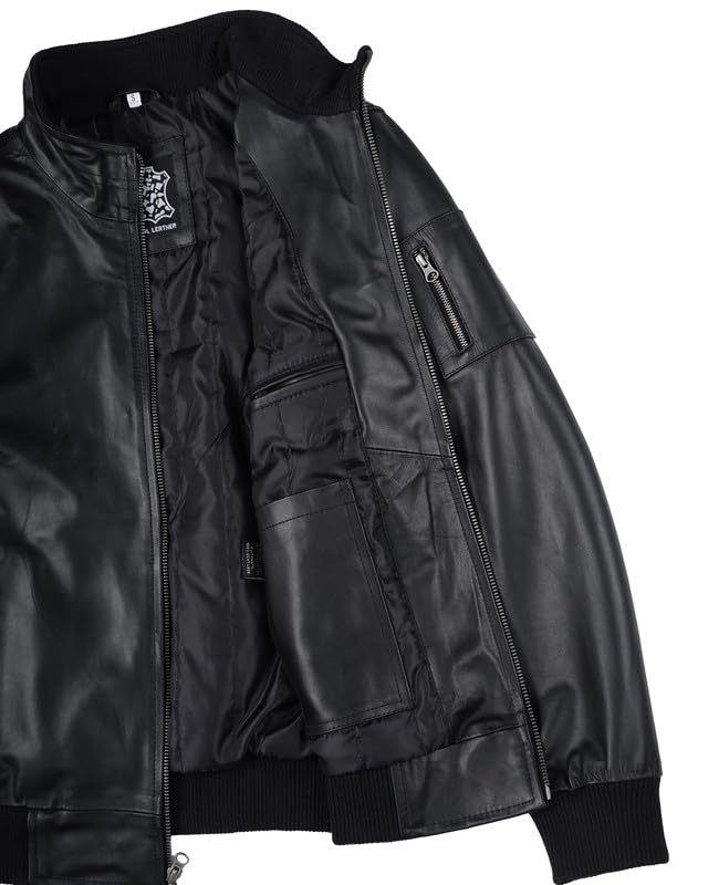 Image of Decrum Leather Jacket Men - Casual Stylish Cowhide Leather Jackets for Men