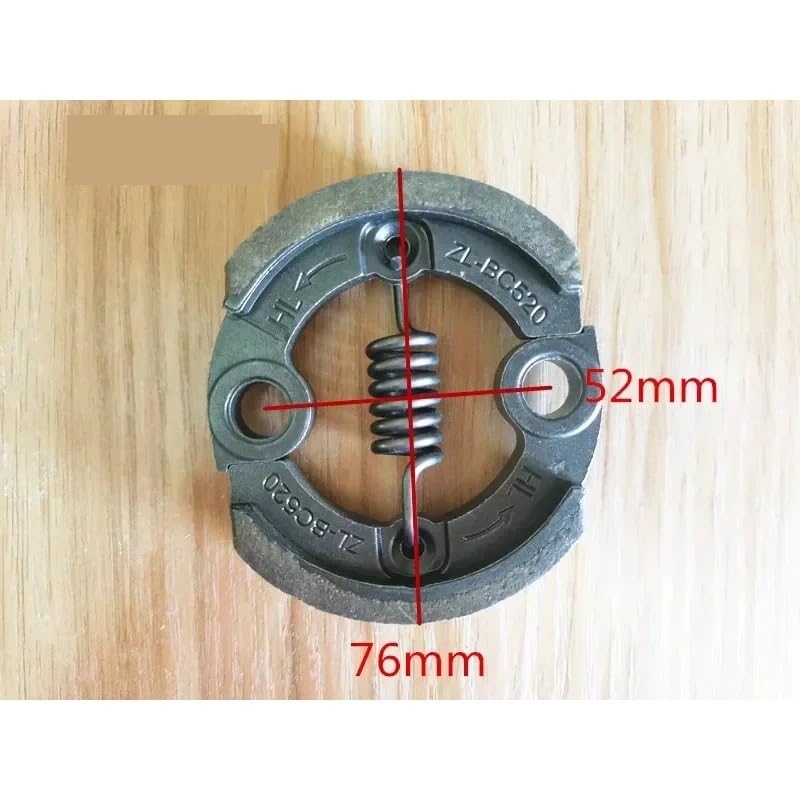 TJ53 FRIZIONE 13081-0635 76MM PER TJ45 TJ45E TJ53E TJ53B KBL53 KBH53 HA053 53.2CC DECESPUGLIATORE SOFFIATORE SCARPE MOLLA(Style A)