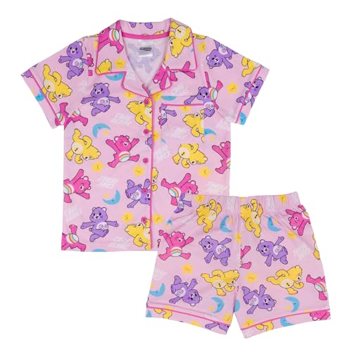 Care Bears Los Osos amorosos, 100% Algodón Pijama de Manga Corta, Care, 13-14 Años: 164cm, Rosado