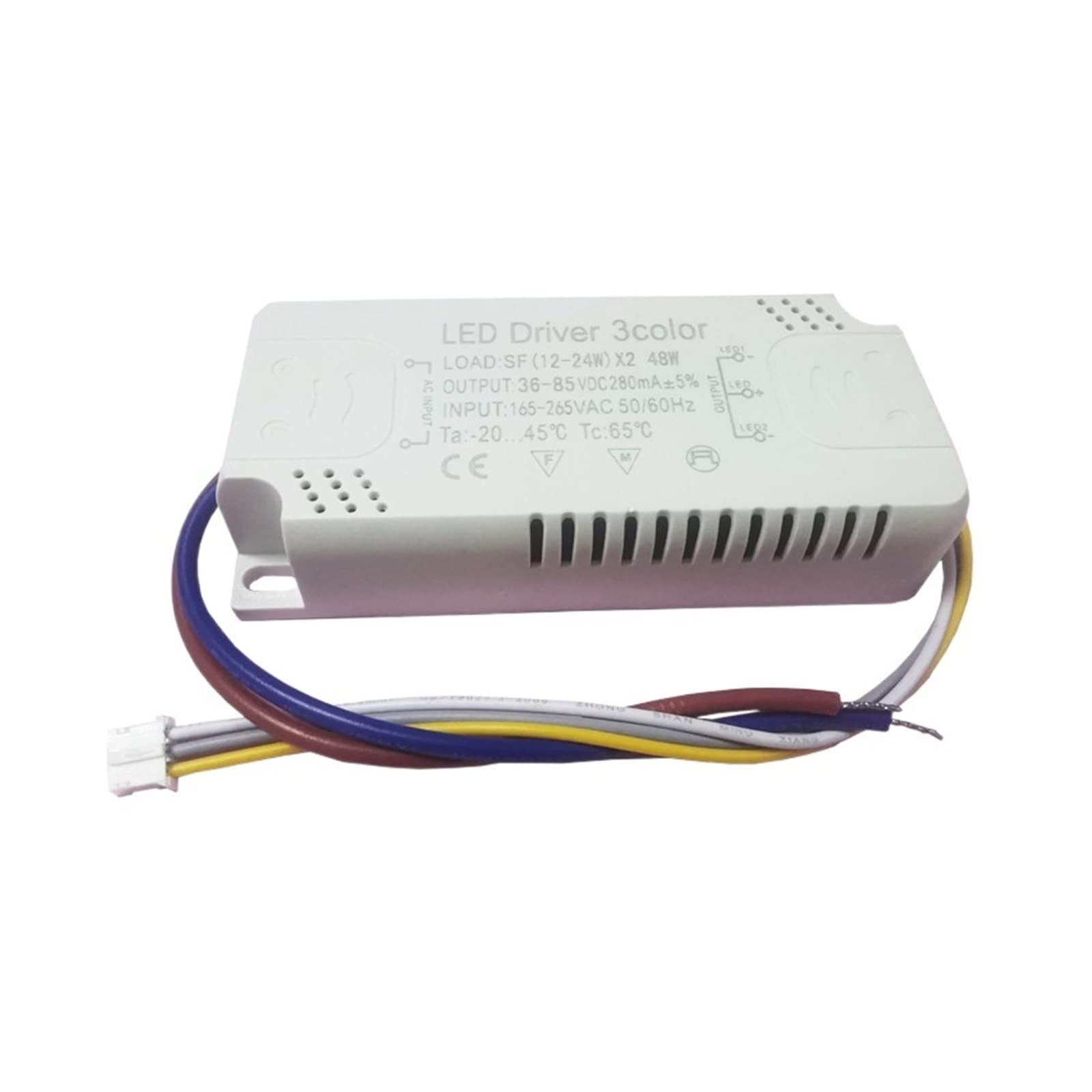Pilote plafonnier LED ultra-mince double puissance 20-40W bicolore stable
