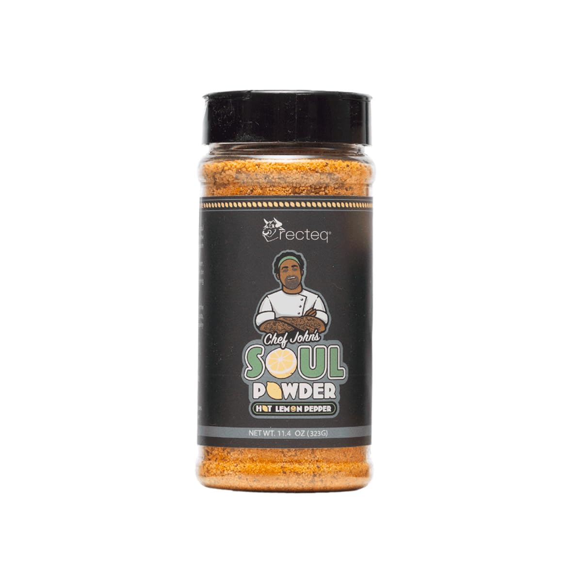 recteq Chef John's Soul Powder BBQ Rub | BBQ Rubs & Spices for Smoking and Grilling | Lemon Pepper with Soul & Heat