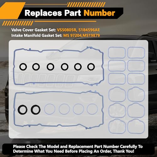 Image of valve cover gasket set VS50805R with Intake Manifold Gasket