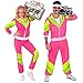 Produktbild W WIDMANN MILANO Party Fashion - Kostüm Trainingsanzug, 80er Jahre Outfit, Jogginganzug, Bad Taste Outfit, Faschingskostüme