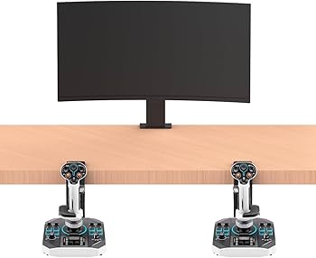 Amazon.com: Desk Mount Compatible with Logitech X56, X55,X52,X52