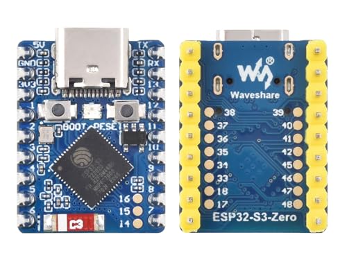 waveshare ESP32-S3 Mini Development Board with Pre-Soldered Header,2.4GHz Wi-Fi,Bluetooth 5 Support,Based on ESP32-S3FH4R2 Dual-Core Processor,240MHz Running Frequency, USB Type-C Port - Image 7