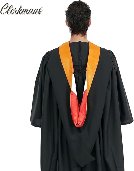CLERKMANS Unisex Graduation Hood for Bachelors & Masters Degree -University Academic Hood - 2