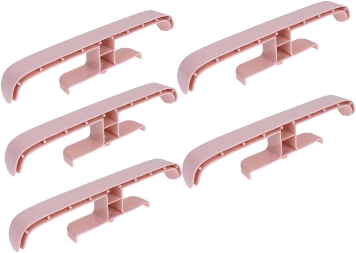 Alipis 5pcs Slipper Rack Storage Wall Mounted Shoes Organizer Door Shoe Hangers Sticky Plastic Hanging Storage Rack Display for Home
