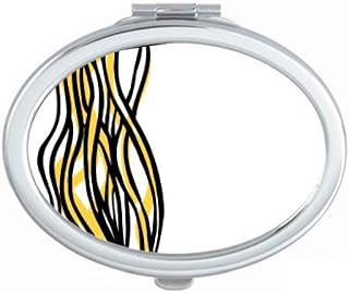 China Chinese Dish Noodle Traditional Pattern Mirror Portable Fold Hand Makeup Double Side Glasses