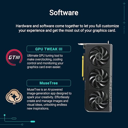 Image of ASUS Prime GeForce RTX 5060 8GB GDDR7 OC Edition Gaming Graphics Card (Nvidia GeForce RTX5060 DLSS 4, 2.5-Slot Design, PCIe 5.0, 3X DisplayPort 2.1b, 1x HDMI 2.1b, PRIME-RTX5060-O8G)