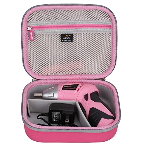 Étui pour tournevis électrique Aproca sac de transport rose de bricolage
