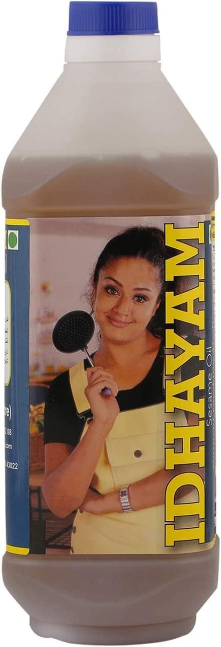 – Idhayam Sesame Oil - Gingelly Oil, Pure And Fresh With Good Source of Natural Nutrients, No Artificial, Multi-purpose Uses Oil, India origin - Multilple Packs 1litre (PACK OF 1)