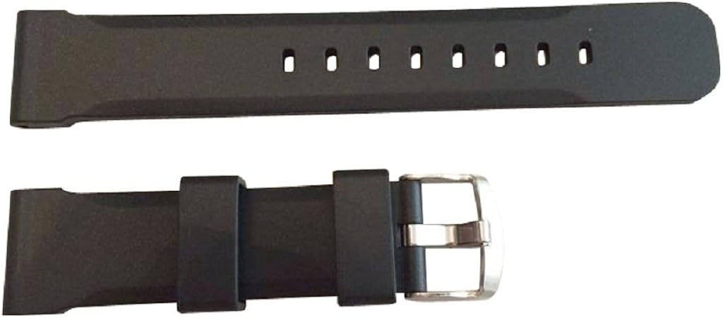 Cinturino orologio Bonetto gomma modello 317, nero, 22 mm : Amazon.it:  Orologi